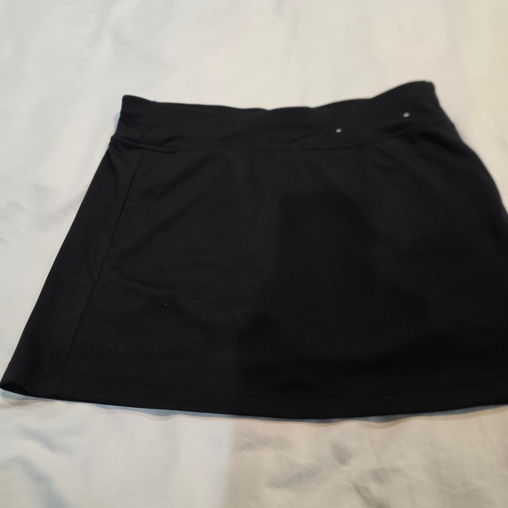 Ben Hogan Performance Skort Womens Large Black Excellent Golf Tennis Athletic